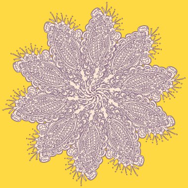 Stil zentangle yeni simetrik mandala doodle ile sanat esin kaynağı oldu. Duvar kağıdı, desen dolgularını, web sayfaları, yüzey dokuları için dekoratif nesne-ebilmek var olmak kullanılmış.