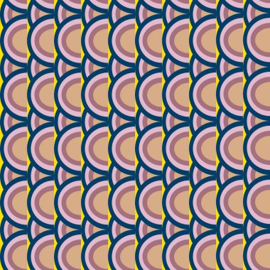 Soyut dekoratif çakıl desen, vektör çizim oluşturma