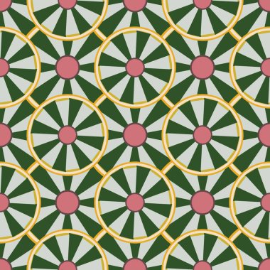 soyut geometrik renk desenli vektör çizimi