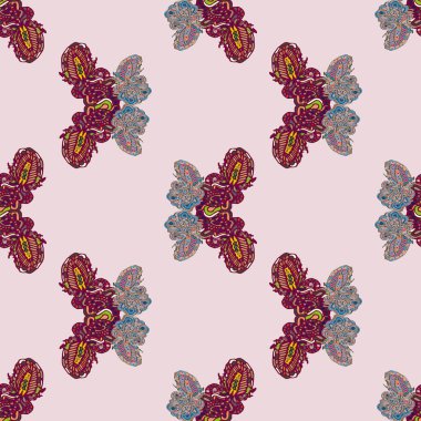 soyut dikişsiz desen, vektör illüstrasyonu