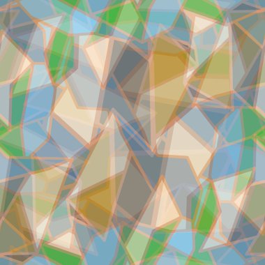 soyut geometrik renkli Dikişsiz desen vektör çizim