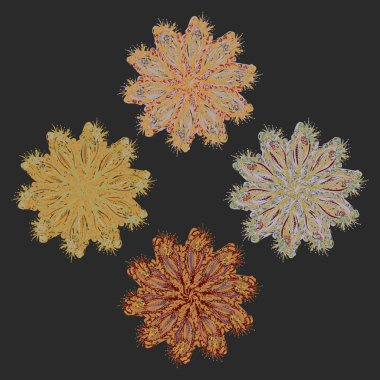 Stil zentangle yeni simetrik mandala doodle ile sanat esin kaynağı oldu. Duvar kağıdı, desen dolgularını, web sayfaları, yüzey dokuları için dekoratif nesne-ebilmek var olmak kullanılmış.