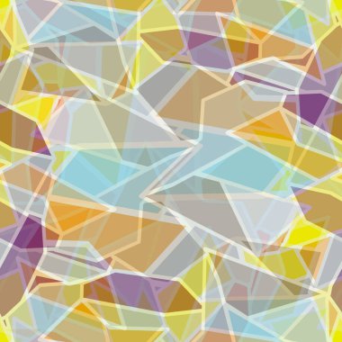 soyut geometrik renkli Dikişsiz desen vektör çizim
