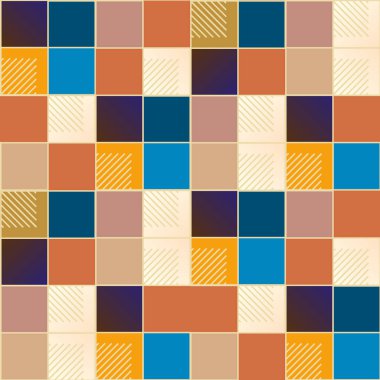 soyut geometrik renkli seamless modeli. vektör çizim