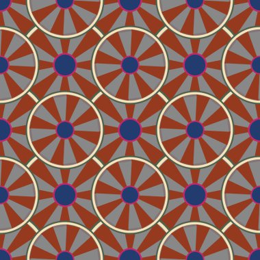 soyut geometrik renk desenli vektör çizimi