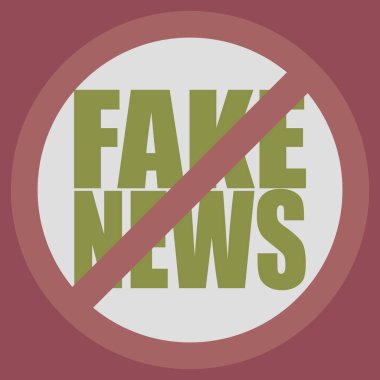 Logo sahte haberlerle kavramsal seamless modeli. İnsanlığın küresel sorunlar. Vektör çizim