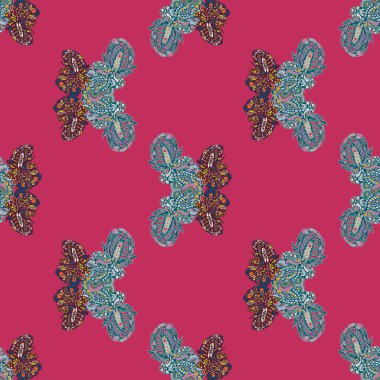 soyut dikişsiz desen, vektör illüstrasyonu