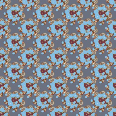 soyut geometrik renkli Dikişsiz desen arka plan için vektör çizim