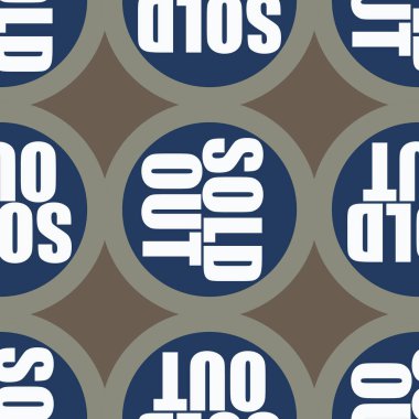 Dikişsiz desen, vektör çizim sattı