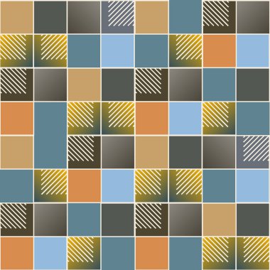 soyut geometrik renkli seamless modeli. vektör çizim