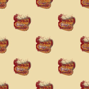 Suluboya soyut lekesi seamless modeli