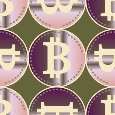 bitcoins parlak parlak pahalı sikkeleri ile Seamless modeli 