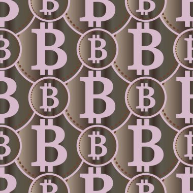 bitcoins parlak parlak pahalı sikkeleri ile Seamless modeli 