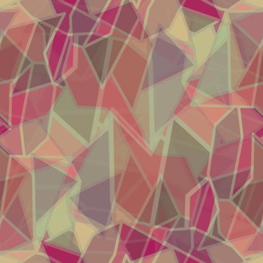 soyut geometrik renkli Dikişsiz desen vektör çizim
