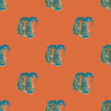 Suluboya soyut lekesi seamless modeli