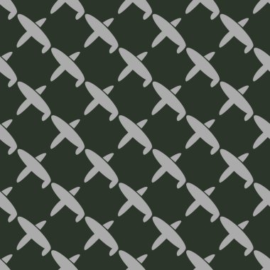 Uçak, vektör çizim seamless modeli