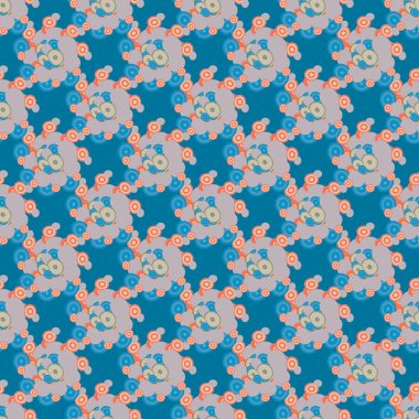 soyut geometrik renkli Dikişsiz desen arka plan için vektör çizim