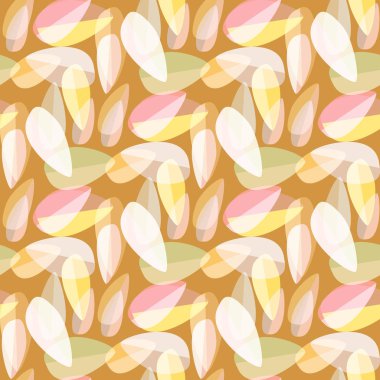 Parlak arka plan, Dikişsiz desen çok renkli yapraklarda