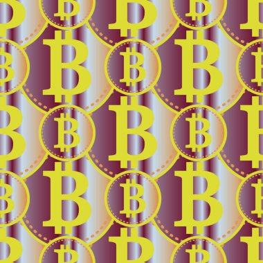 bitcoins parlak parlak pahalı sikkeleri ile Seamless modeli 