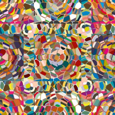 soyut renkli mozaik seamless modeli