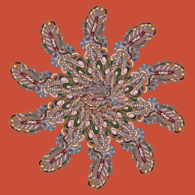 Stil zentangle yeni simetrik mandala doodle ile sanat esin kaynağı oldu. Duvar kağıdı, desen dolgularını, web sayfaları, yüzey dokuları için dekoratif nesne-ebilmek var olmak kullanılmış.