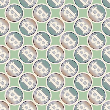 bitcoins parlak parlak pahalı sikkeleri ile Seamless modeli 