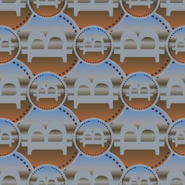 bitcoins parlak parlak pahalı sikkeleri ile Seamless modeli 