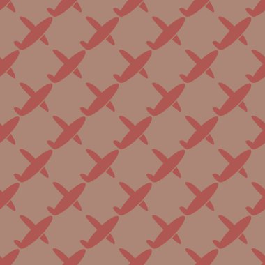 Uçak, vektör çizim seamless modeli