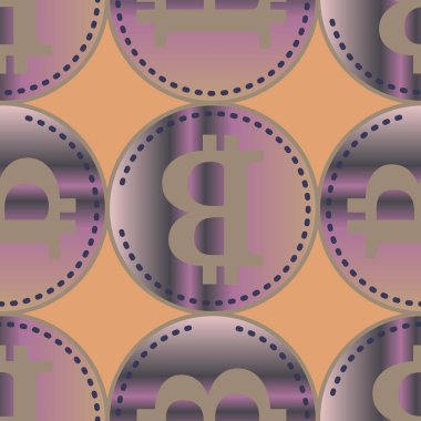 bitcoins parlak parlak pahalı sikkeleri ile Seamless modeli 