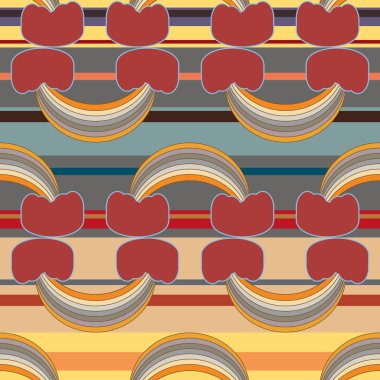 Gökkuşağı seamless modeli. Gökkuşağı Dizayn Tekstil, iç tasarım, keten, vb için. Şirin soyut çocuklar arka plan.