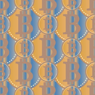 bitcoins parlak parlak pahalı sikkeleri ile Seamless modeli 