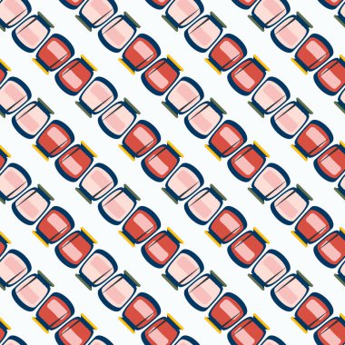 simetrik soyut desen, vektör çizim oluşturma 