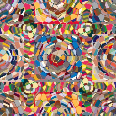 soyut renkli mozaik seamless modeli