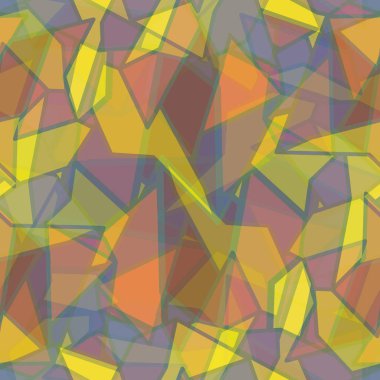 soyut geometrik renkli Dikişsiz desen vektör çizim
