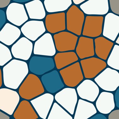 soyut renkli mozaik seamless modeli