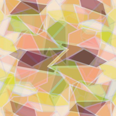 soyut geometrik renkli Dikişsiz desen vektör çizim