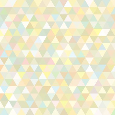 Sorunsuz üçgenler desen. Arka plan ile renkli geometrik şekiller. Vektör