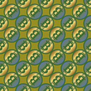 bitcoins parlak parlak pahalı sikkeleri ile Seamless modeli 