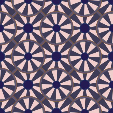 soyut geometrik renk desenli vektör çizimi