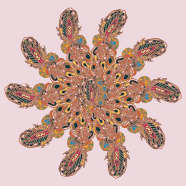 Stil zentangle yeni simetrik mandala doodle ile sanat esin kaynağı oldu. Duvar kağıdı, desen dolgularını, web sayfaları, yüzey dokuları için dekoratif nesne-ebilmek var olmak kullanılmış.