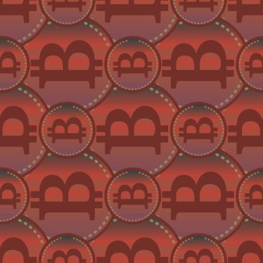 bitcoins parlak parlak pahalı sikkeleri ile Seamless modeli 