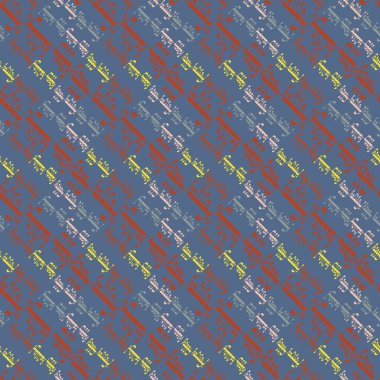 Arapça metin mutlu tatil çok renkli seamless modeli.