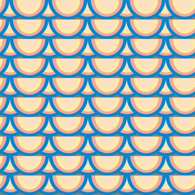 Soyut dekoratif çakıl desen, vektör çizim oluşturma