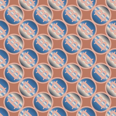 bitcoins parlak parlak pahalı sikkeleri ile Seamless modeli 