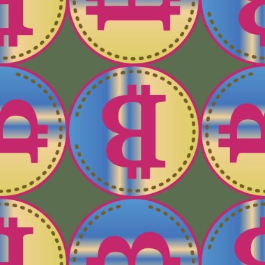 bitcoins parlak parlak pahalı sikkeleri ile Seamless modeli 