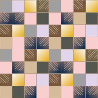 soyut geometrik renkli seamless modeli. vektör çizim