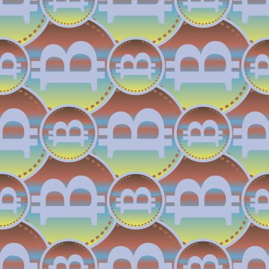 bitcoins parlak parlak pahalı sikkeleri ile Seamless modeli 