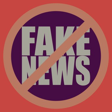 Logo sahte haberlerle kavramsal seamless modeli. İnsanlığın küresel sorunlar. Vektör çizim