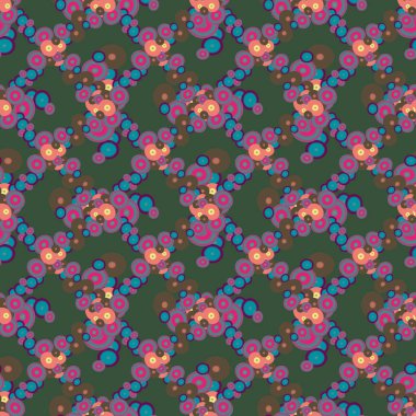 soyut geometrik renkli Dikişsiz desen arka plan için vektör çizim