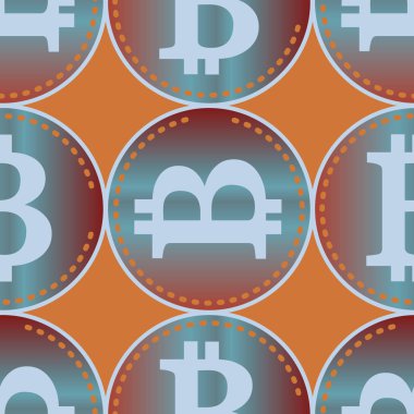 bitcoins parlak parlak pahalı sikkeleri ile Seamless modeli 